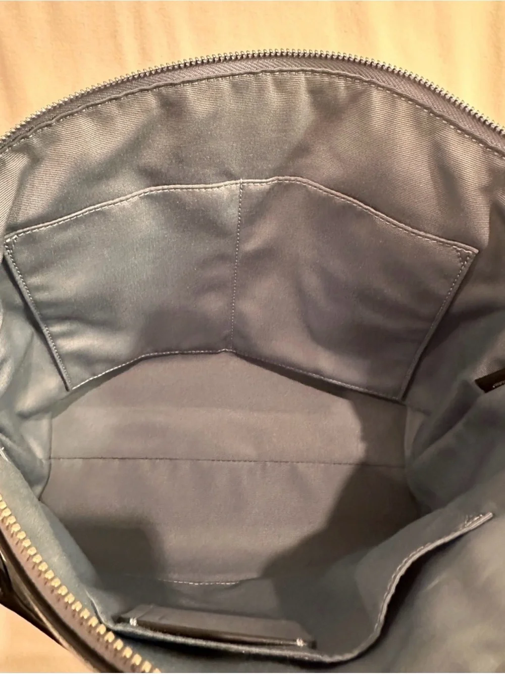 Coach f26917 Kelsey Slate Blue Gray small purse leather w/strap w/dust bag